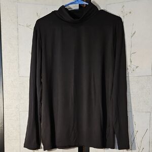 Chic Black Long Sleeve Turtleneck